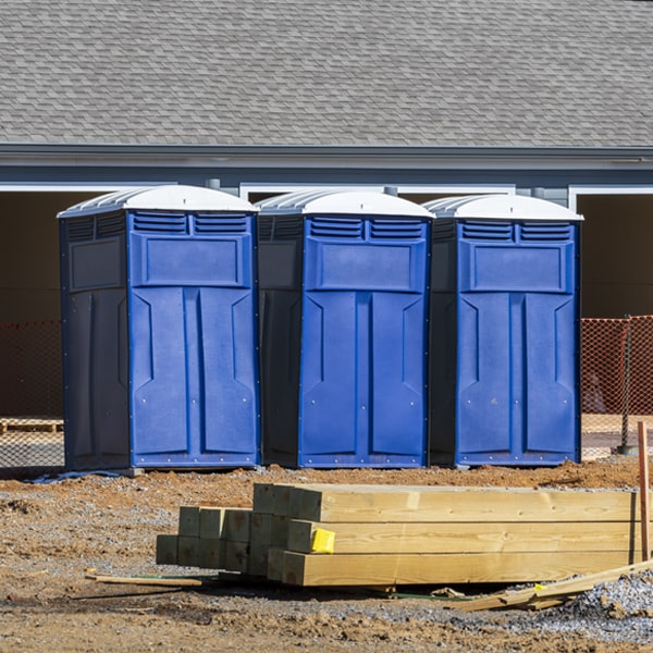 are there any restrictions on where i can place the portable restrooms during my rental period in Bogard Missouri